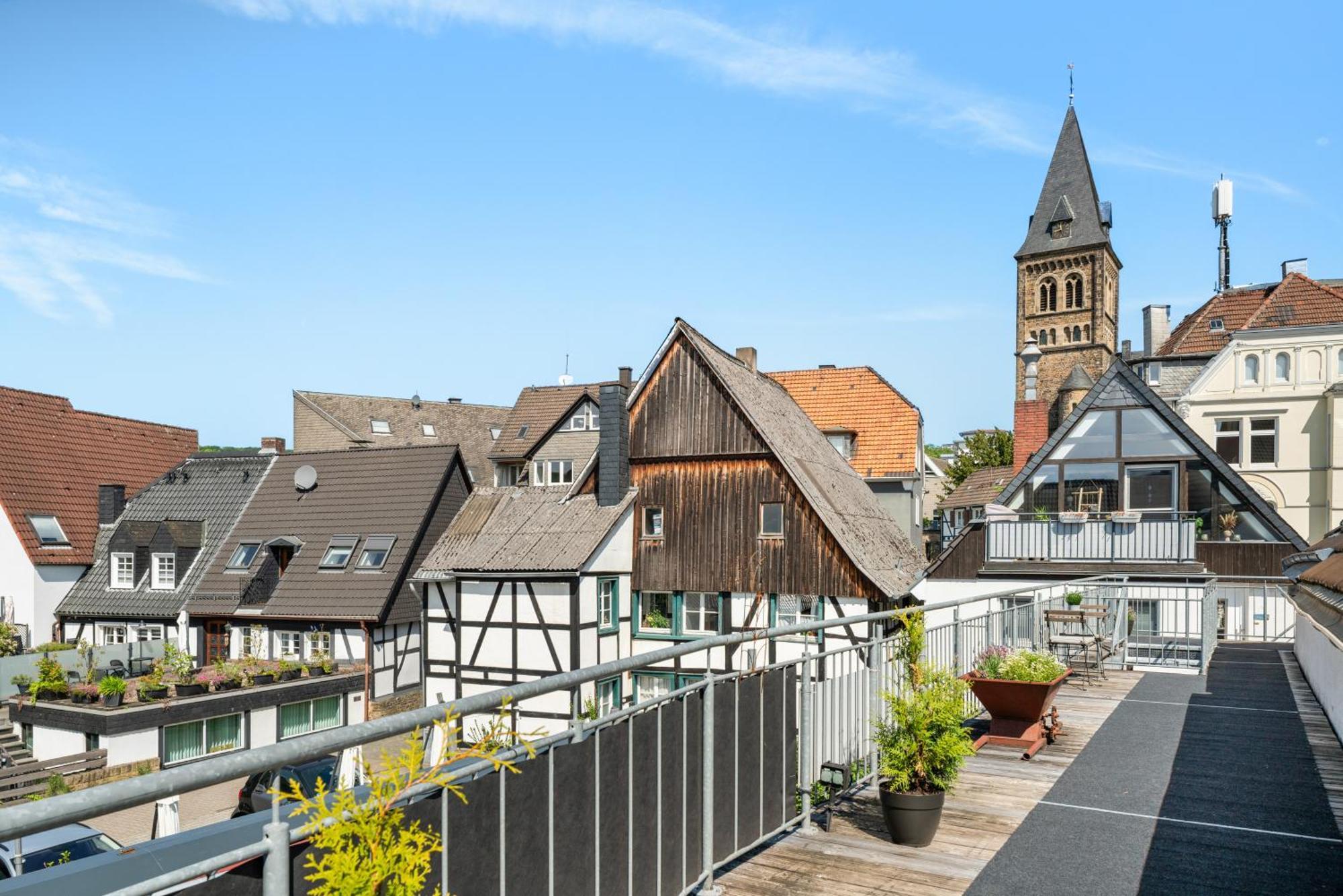 Mola Apartments-Charmante Ferienwohnung Im Herdecke Zentrum Fuer 3 Personen-Grosse Dachterrasse-Grill-Gratis Parken-Wlan Экстерьер фото